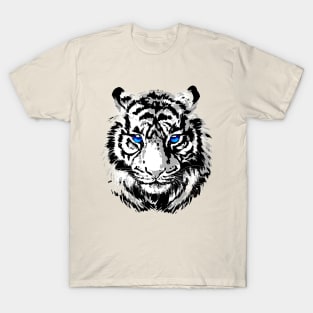 Vintage Tiger - Retro Tiger - White Tiger T-Shirt